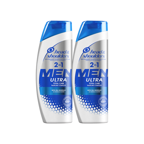 Head & Shoulders Total Care Men 2u1 šampon za kosu 2x360ml XXL slika 1