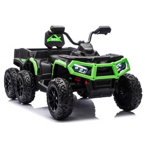 Baterijski Quad ATV 6 kotača s prikolicom JC606 24V 4x4 zeleni
