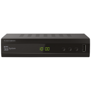 TELE System Prijemnik zemaljski, DVB-T/T2, H.265/HEVC, HDMI,Scart - TS Unico