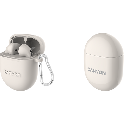 CANYON TWS-6 Bluetooth slušalice, bež slika 4