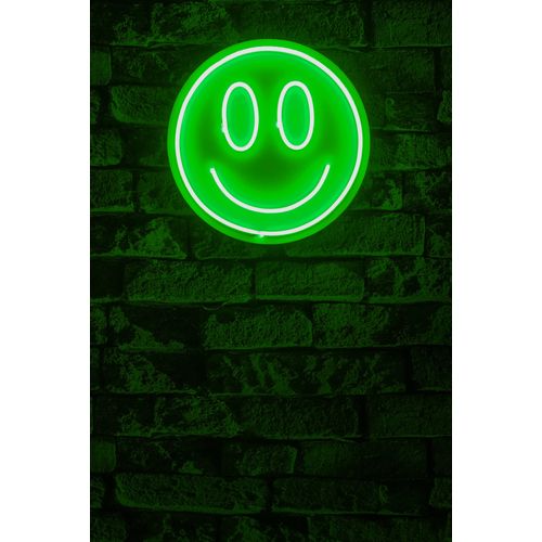 Wallity Ukrasna plastična LED rasvjeta, Smiley - Green slika 2