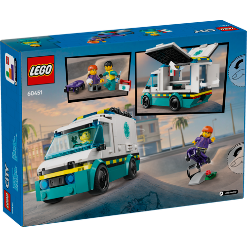 LEGO® CITY 60451 Kola hitne pomoći slika 5