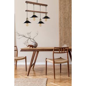 David 4 Lü Ceviz Sıralı Metal Başlıklı Sarkıt Brown
Black Chandelier