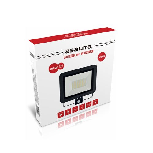 ASALITE LED reflektor 100W 6500K, 8000Lm s senzorom slika 2