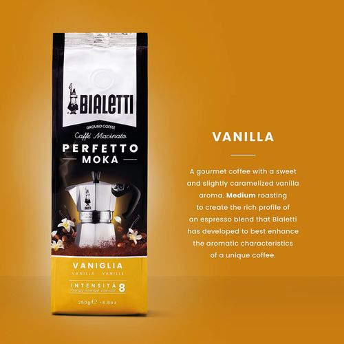 Bialetti Perfetto Moka Vanilla mljevena kava slika 5