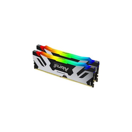 KINGSTON DIMM DDR5 64GB (2x32GB kit) 6000MT/s KF560C32RSAK2-64 FURY Renegade Silver RGB slika 1