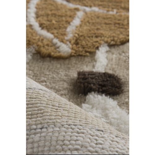 Rüya - Brown Multicolor Bathmat Set (3 Pieces) slika 6