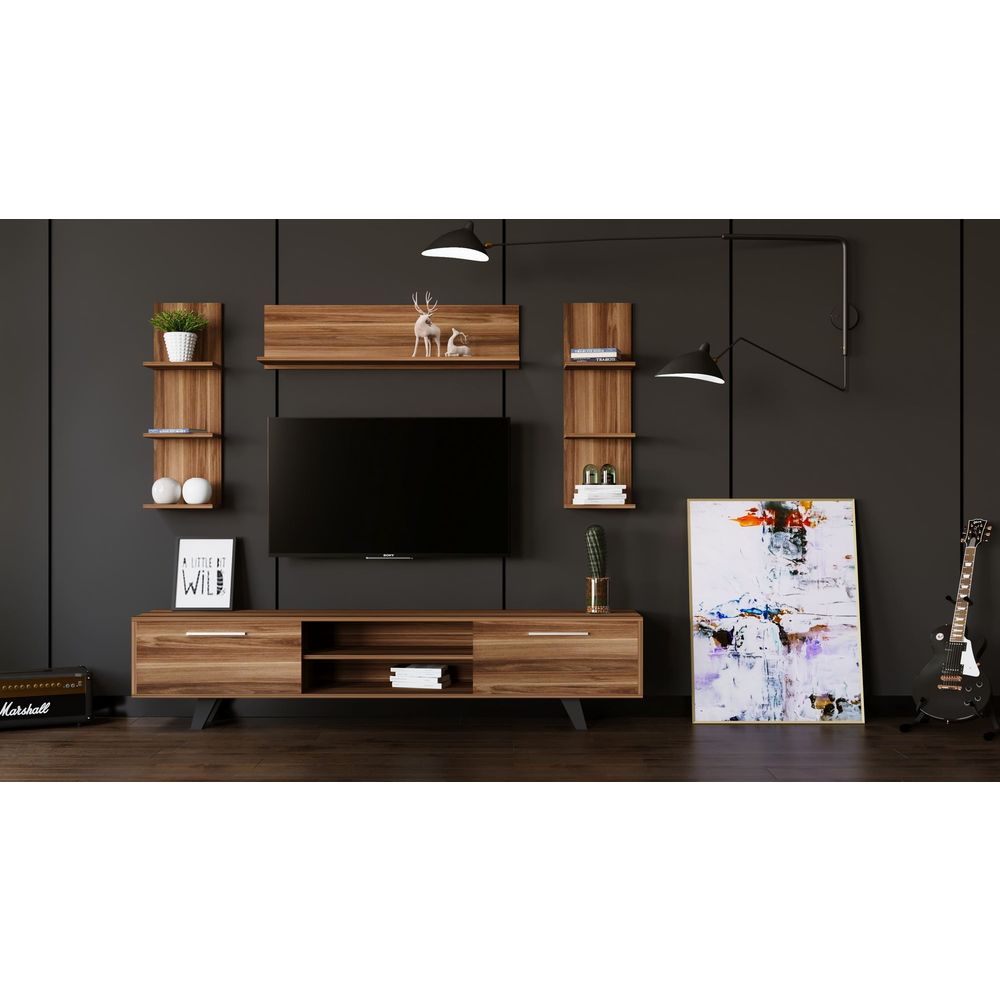 TV Stalak Rb-165 u Drvenim Bojama slika 2
