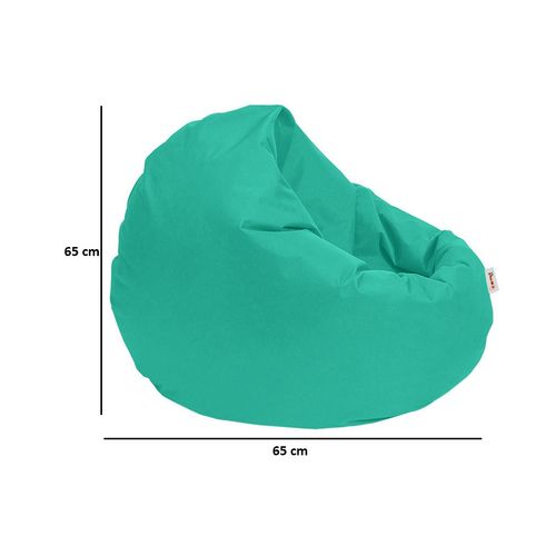 Iyzi 100 Cushion Pouf - Turquoise Turquoise Garden Bean Bag slika 6