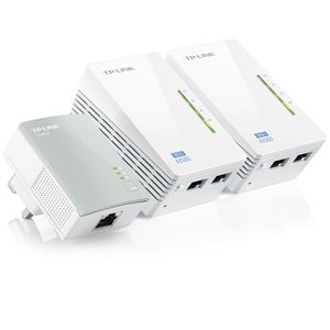 Powerline TP-Link TL-WPA4220TKIT, AV500 2-port Powerline WiFi Extender 3-pack KIT