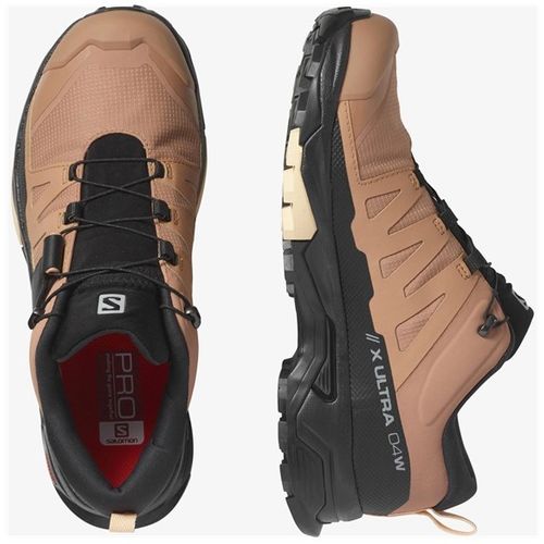 Tenisice salomon x ultra 4 gore-tex mocha mousse/black/almond cream slika 4