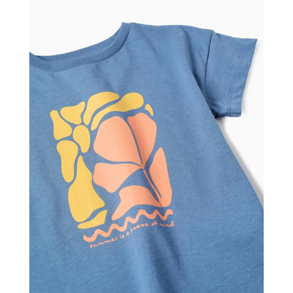 Zippy Majica kratkih rukava za djevojčice Summer Jeans, Blue slika 3