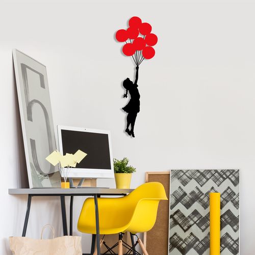 Banksy - 11 Black
Red Decorative Metal Wall Accessory slika 2