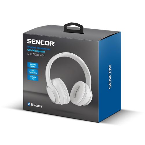 Sencor Bluetooth Bežične Slušalice SEP 710BT WH slika 4