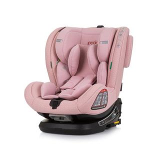 Chipolino autosjedalica I-SIZE 40-150 cm ISOFIX 360 "PEAK" flamingo