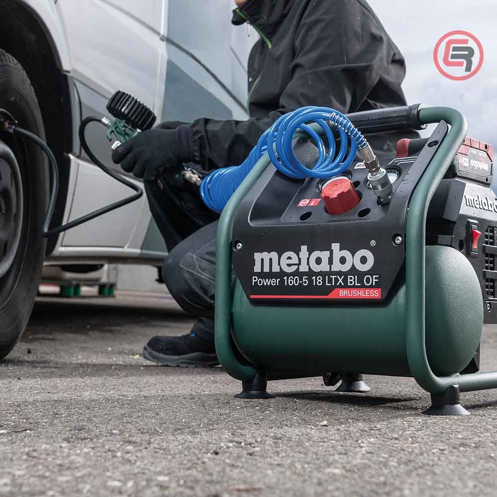 Metabo Kompresor Aku POWER 160-5 18 LTX BL OF / 5 lit. Bezuljni (bez baterije i punjača) – 601521850 slika 3