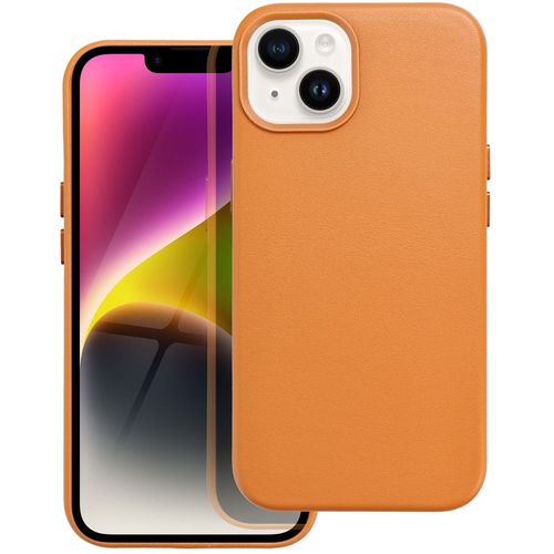 Kožna maska Mag Cover za iPhone 14 narančasta slika 1