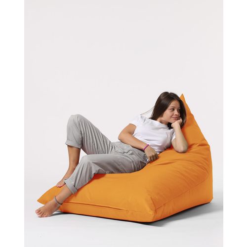 Atelier Del Sofa Vreća za sjedenje, Pyramid Big Bed Pouf - Orange slika 2