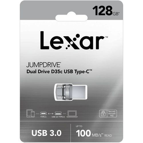 Lexar JumpDrive D35c 128GB OTG Dual Type-C and Type-A USB 3.0 flash drive slika 7