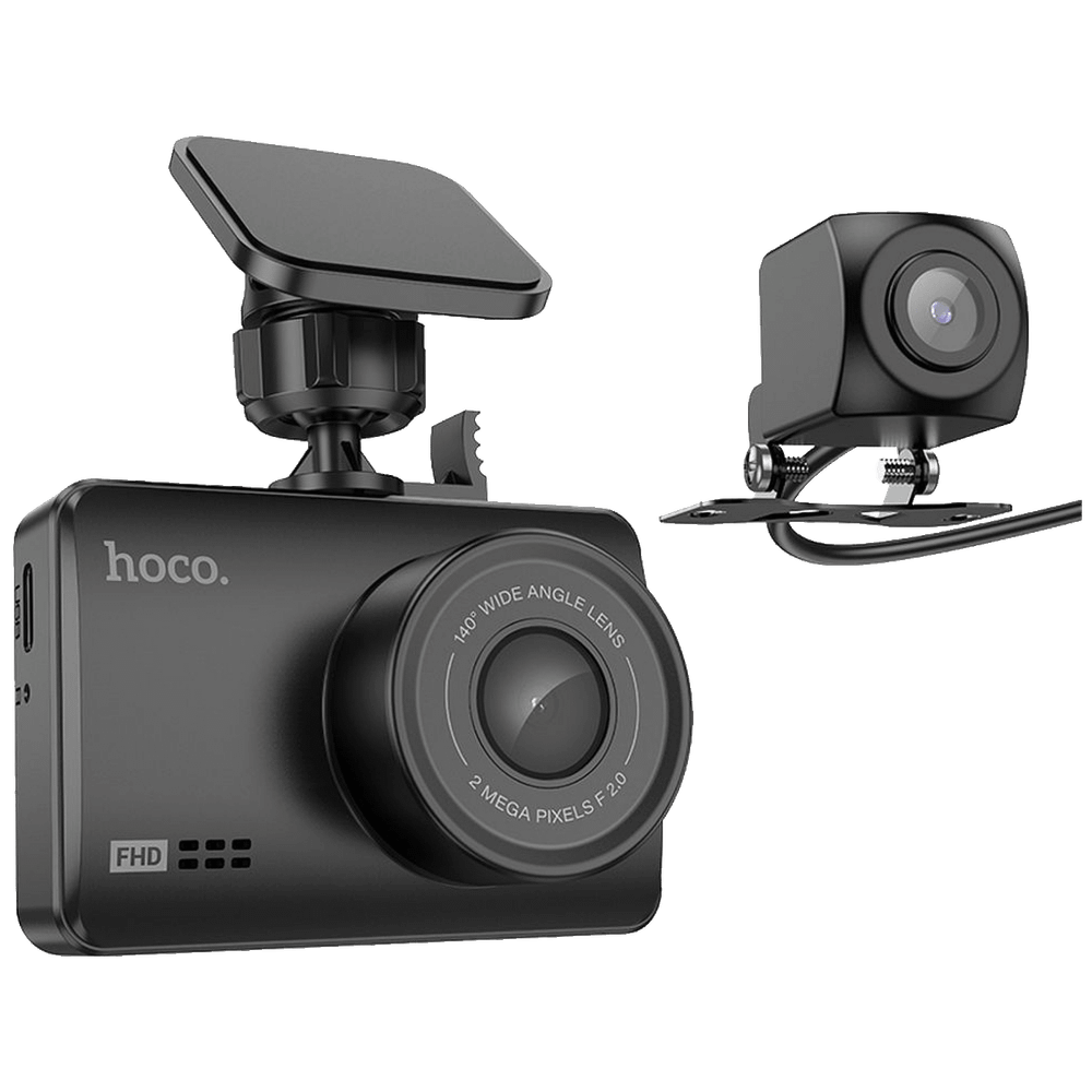 hoco. Auto kamera, 2 Mpxiel, Dual Camera, FullHD, microSD - DV3 slika 1