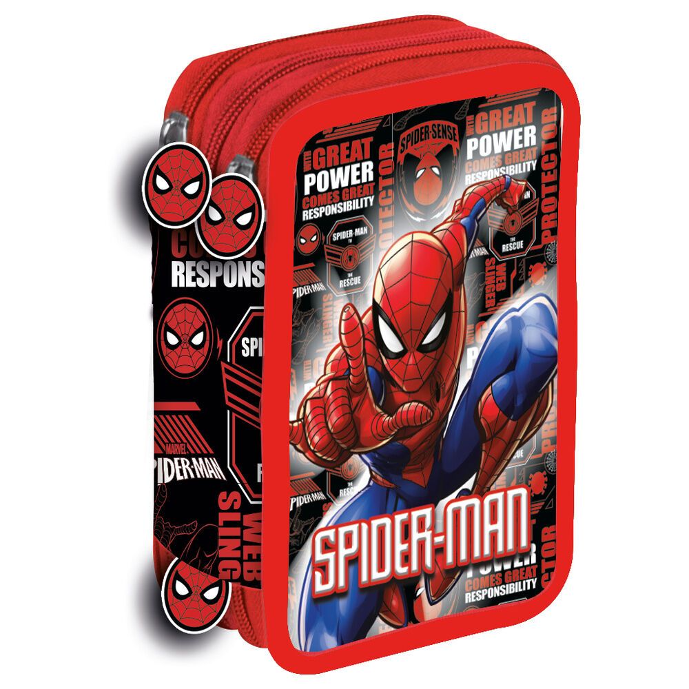 Hero Spiderman Marvel trostruka pernica slika 1