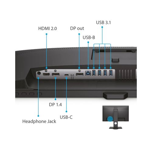 BENQ 27 inča PD2705Q QHD IPS LED Dizajnerski monitor slika 7