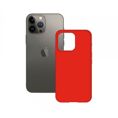 KSIX, silikonska zaštitna maska za iPhone 14 Pro Max, crvena slika 1