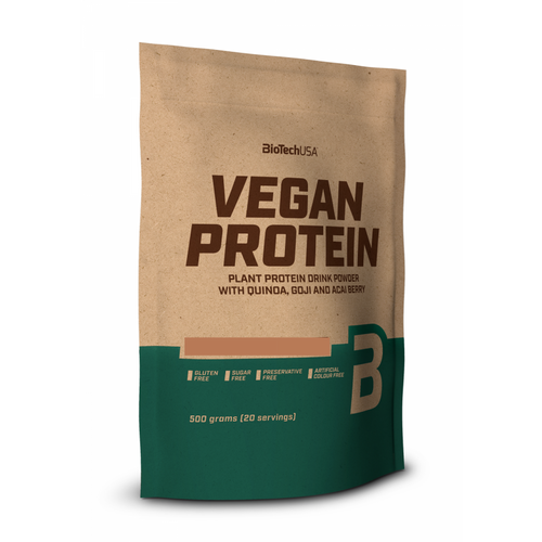 BioTech USA Vegan Protein 500 g Čokolada/Cimet slika 1