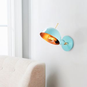 Sivani - MR-654 Tirkizna Bakarna Zidna Lampa