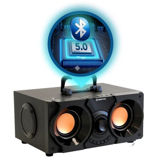 MANTA karaoke, 40W, FM, BT, USB, SD, daljinski, Micro Tower, crni MMS10 slika 4