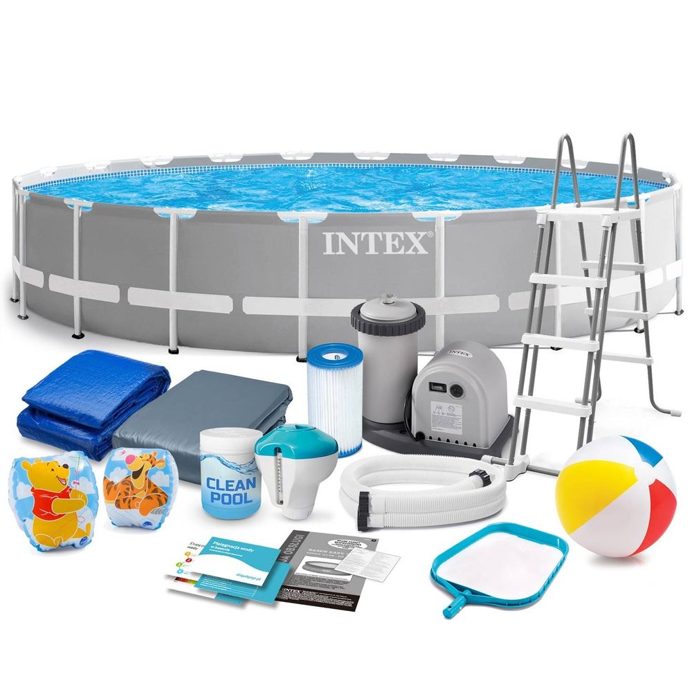 Montažni vrtni bazen 610x132 cm 18u1 intex 26756 slika 1