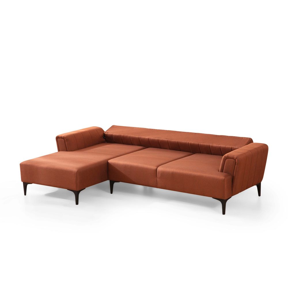 Ugaona Sofa na Razvlačenje 'Hamlet Left' - Crvena slika 4