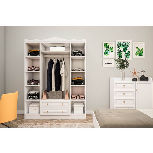 Tango 604 - White White Wardrobe slika 3