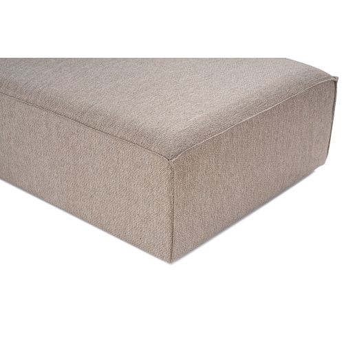 Sora (L1-O1-O1-1R-POUFFE) - Ugao Sofa u Boji Peska sa Pufnom slika 15