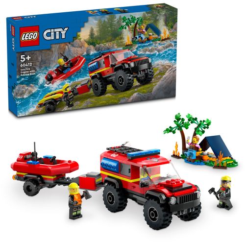 LEGO® CITY 60412 Vatrogasni terenac s čamcem za spašavanje slika 3
