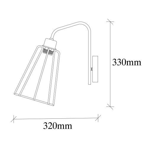 Opviq Zidna lampa, 892OPV1272 slika 3