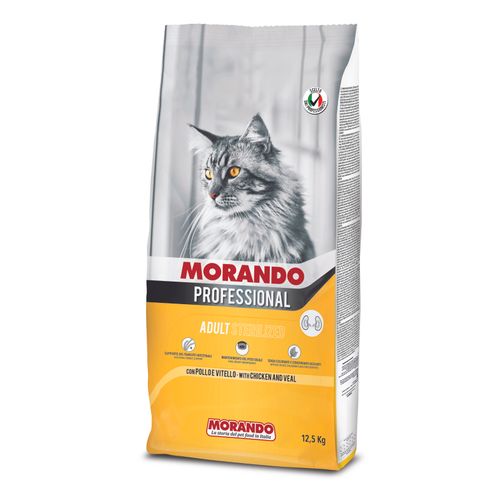 Morando Cat   Prof Sterilized Adult Piletina i Teletina 12,5kg slika 1