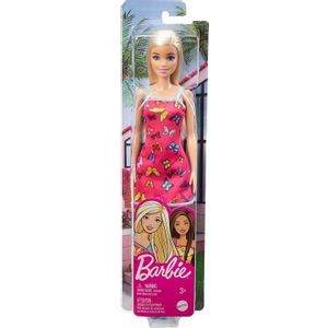 Barbie lutka plave kose s printom leptira