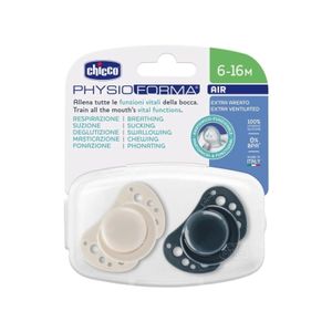 Chicco Duda varalica PhysioForma Air 6-16mj - Silikon, 2kom Plava
