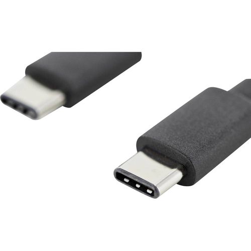 Digitus USB kabel USB 2.0 USB-C® utikač, USB-C® utikač 1.80 m crna okrugli, utikač primjenjiv s obje strane, dvostruko zaštićen AK-300138-018-S slika 2