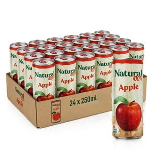 Natural 100% sok Jabuka limenka 250ml x 24 kom  XXL 