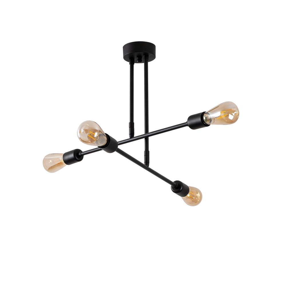 Luster Crni Avangardni 'Flower - 161 - AV' slika 2