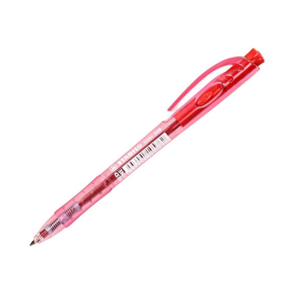Stabilo Hemijska olovka crvena 308F Click slika 2