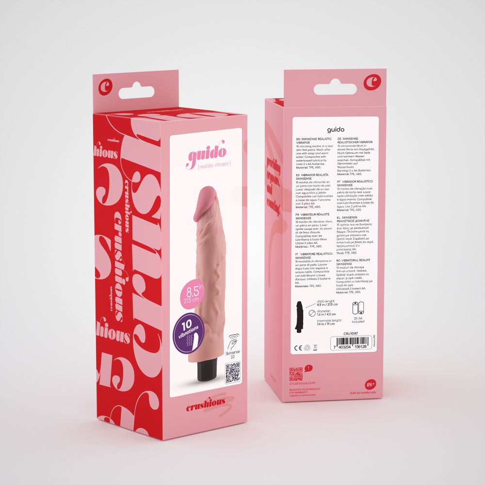 Realistični vibrator Crushious - Guido slika 7