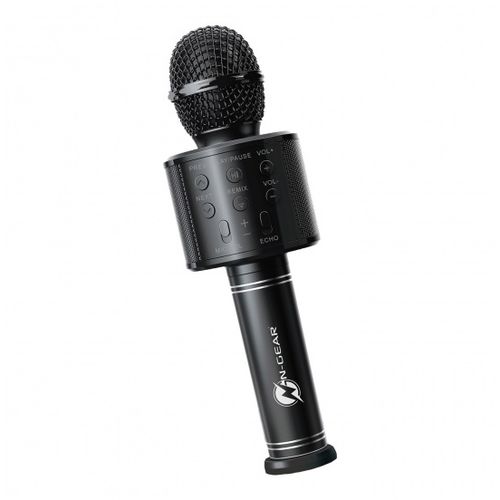 N-Gear mikrofon Sing Mic S10, mikrofon i BlueTooth zvučnik, crni slika 1