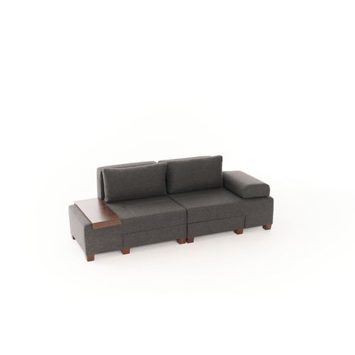 Perenna Linen - Anthracite Anthracite 3-Seat Sofa-Bed slika 7