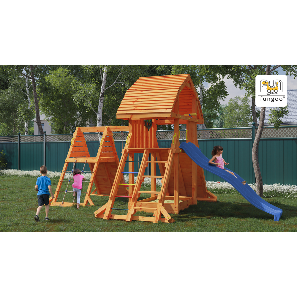 Fungoo Set GIANT SPIDER - Drveno dječije igralište slika 4