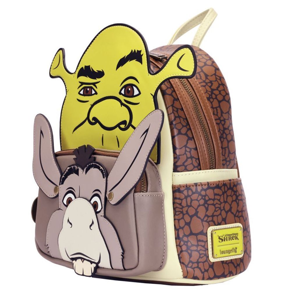 Loungefly Shrek - Ruksak Shrek i Magarac 31 cm slika 7