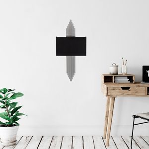 Elegantna Crno-Srebrna Zidna Lampa 614