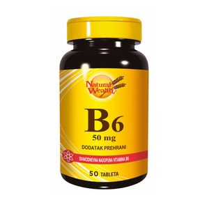 NATURAL WEALTH B6 TBL 50X50MG